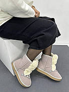 Стильні світлі уггі 8150-bej, фото 2