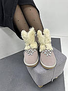 Стильні світлі уггі 8150-bej, фото 3