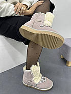 Стильні світлі уггі 8150-bej, фото 4