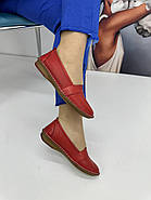 Мокасини жіночі Pabeste IB1046-06-red червоні на низькому ходу 37, фото 3