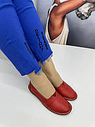 Мокасини жіночі Pabeste IB1046-06-red червоні на низькому ходу 37, фото 4