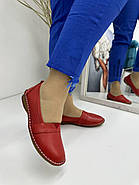 Мокасини жіночі Pabeste IB1046-06-red червоні на низькому ходу 37, фото 5