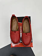 Мокасини жіночі Pabeste IB1046-06-red червоні на низькому ходу 37, фото 6