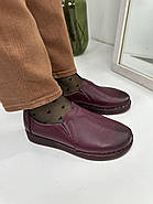 Туфлі жіночі MeegoComfort A5331 Bordo (Violet) бордові 36, фото 4