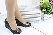 Туфлі жіночі Norka 300-02-16 шкіряні на танкетці 34, фото 6