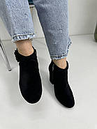 Ботильйони жіночі Battine B444 замшеві на середньому підборі 37, фото 3