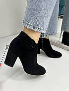 Ботильйони жіночі Battine B444 замшеві на середньому підборі 37, фото 4