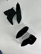 Ботильйони жіночі BATTINE B4089-Black чорні замшеві 36, фото 7