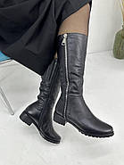 Зимові чоботи Sanborina M1431 на низьких підборах 36, фото 3