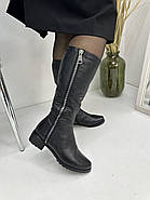 Зимові чоботи Sanborina M1431 на низьких підборах 36, фото 4