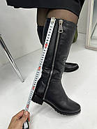 Зимові чоботи Sanborina M1431 на низьких підборах 36, фото 5