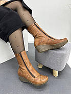 Черевики жіночі зимові Luna 2011-T коричневі на танкетці 36, фото 2