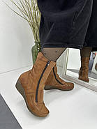 Черевики жіночі зимові Luna 2011-T коричневі на танкетці 36, фото 4