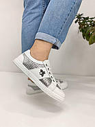 Кросівки жіночі Meldymoor 41M-beyaz білі шкіряні 36, фото 6