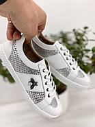 Кросівки жіночі Meldymoor 41M-beyaz білі шкіряні 36, фото 9