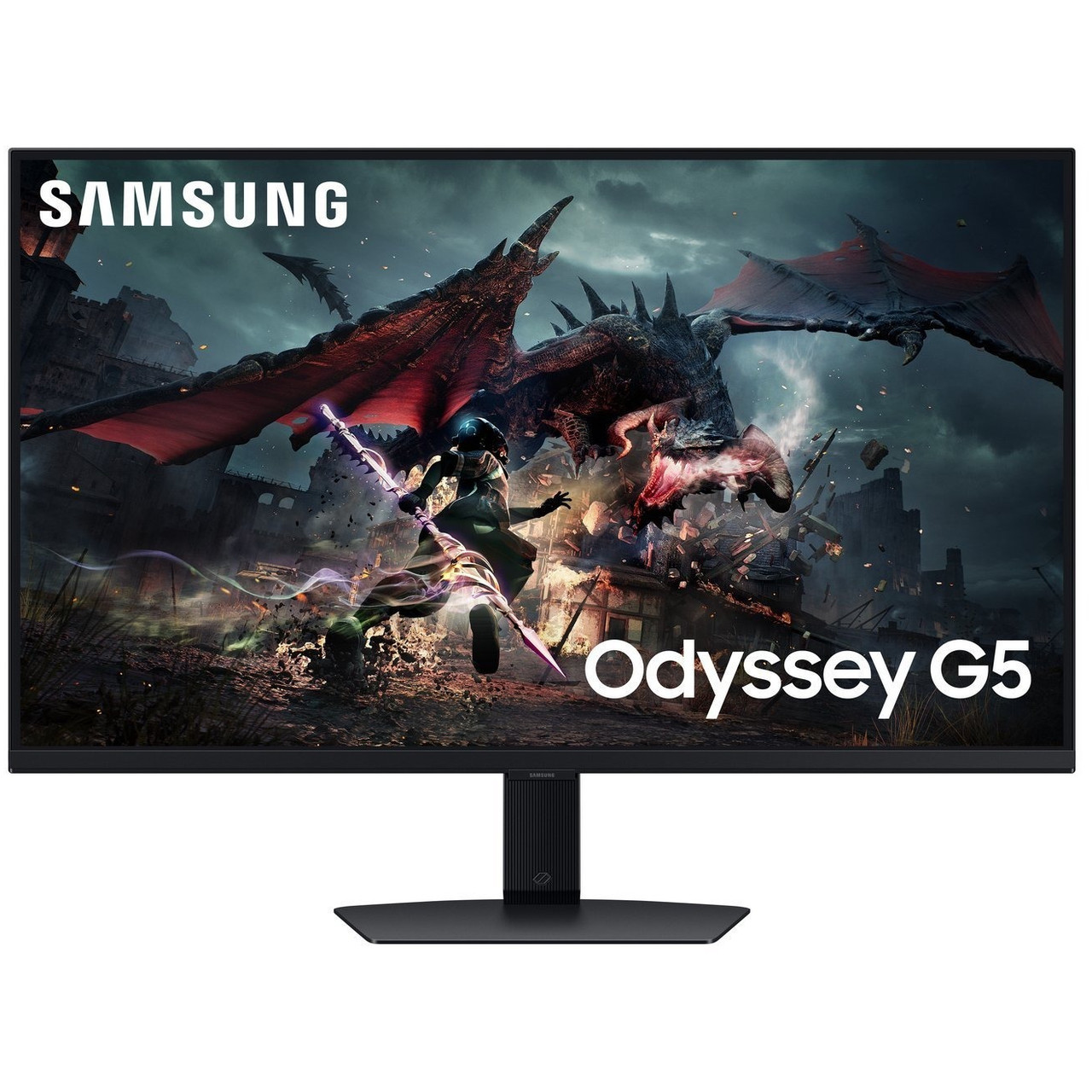Ігровий монітор Samsung Odyssey G5 32" QHD (2560x1440) IPS 180Hz 1ms AMD FreeSync/G-Sync (LS32DG500EIXCI), фото 1