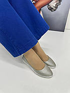 Балетки жіночі Vensi V331(AJ1002-6) шкіряні з прикрасами із дрібних страз 37, фото 3