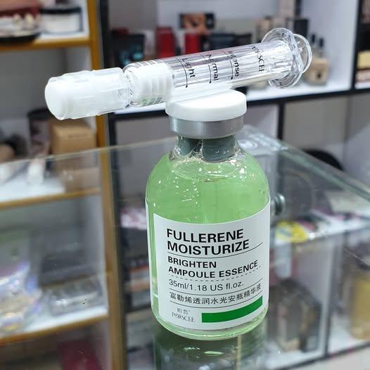 Fullerene moisturize brighten ampoule Антиоксидантна антивікова ампула для обличчя з фулереном 35 мл