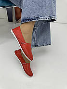 Жіночі шкіряні мокасини Marcha 101-red 37, фото 4