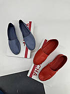 Жіночі шкіряні мокасини Marcha 101-red 37, фото 6