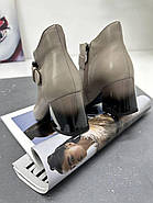 Бежеві жіночі ботильйони Visttaly J7033-657YG-2486 шкіряні 36, фото 4