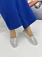 Мокасини жіночі Vensi 333 світла шкіра з перфорацією 37, фото 2