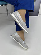 Мокасини жіночі Vensi 333 світла шкіра з перфорацією 37, фото 3