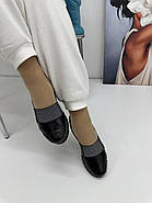 Мокасини жіночі з гумкою на підйомі ArasShoes 721-Siyah 37, фото 2