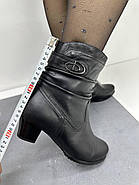 Черевики жіночі Battine M669 зимові на широку ногу 36, фото 3