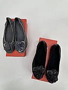 Балетки сірі Conventini 6(K83-310-A14-VH) 37, фото 4