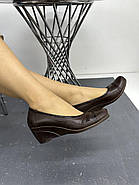 Туфлі жіночі Missy 138-71-T73(B) шкіряні на танкетці 40, фото 4