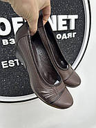 Туфлі жіночі Missy 138-71-T73(B) шкіряні на танкетці 40, фото 6