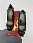 Туфлі жіночі Basyni 28(E03162-D2590) шкіряні на танкетці 37, фото 7