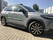 Молдинги на двері для Toyota Corolla Cross 2022+, FL 2025+