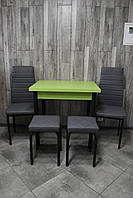 Кухонний комплект стіл розкладний, 2 стільці та 2 табурети