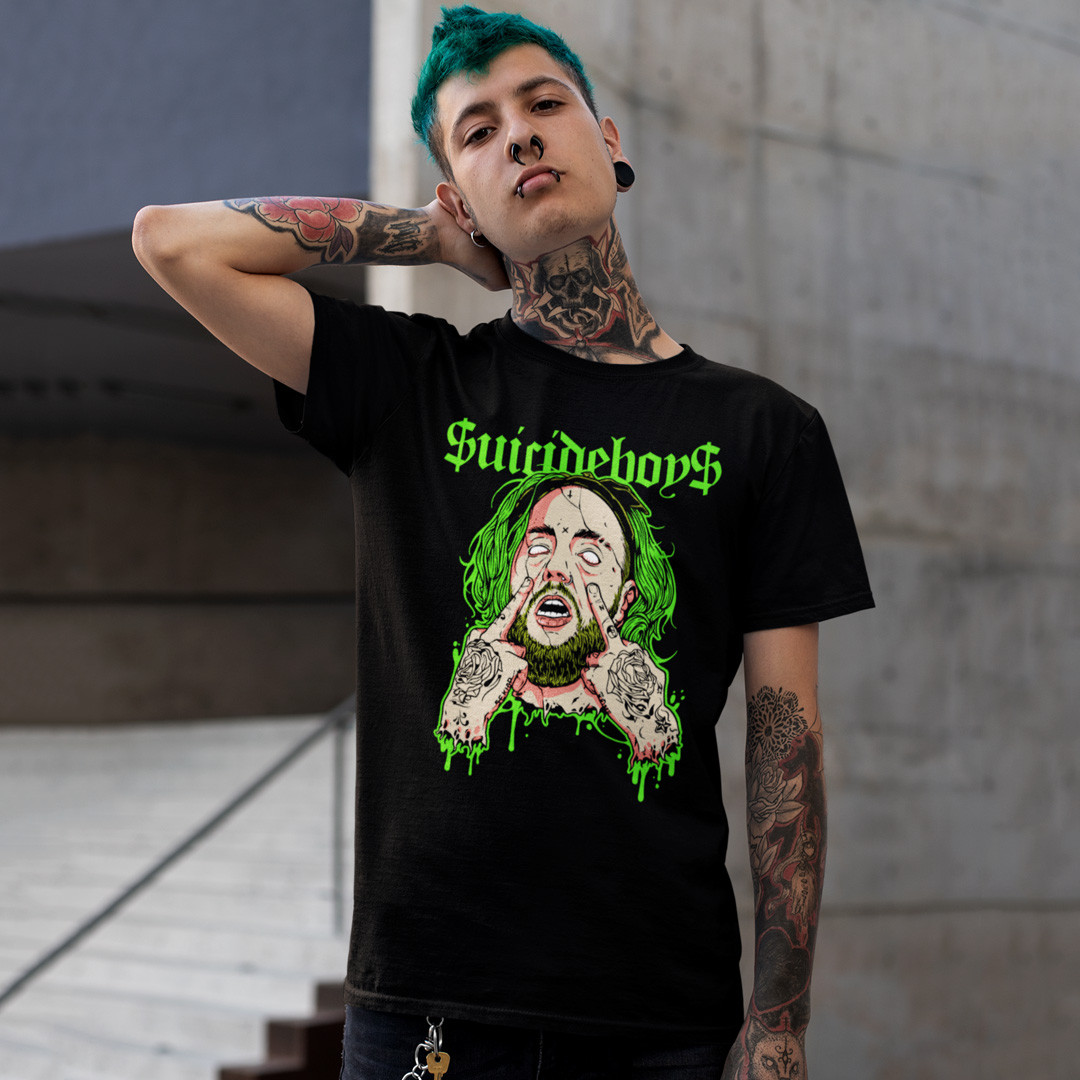 Футболка унісекс Suicideboys (Fuck The Population) XS чорний, фото 1