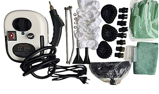 Потужний портативний пароочисник для прибирання будинку 18 в 1 Steam Cleaner потужністю 2500 Вт YU227