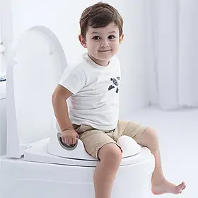 Сидіння для унітаза дитяче FreeON White-Grey 38763