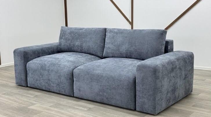 Диван прямий Soft МФ Rossa сірий, фото 1