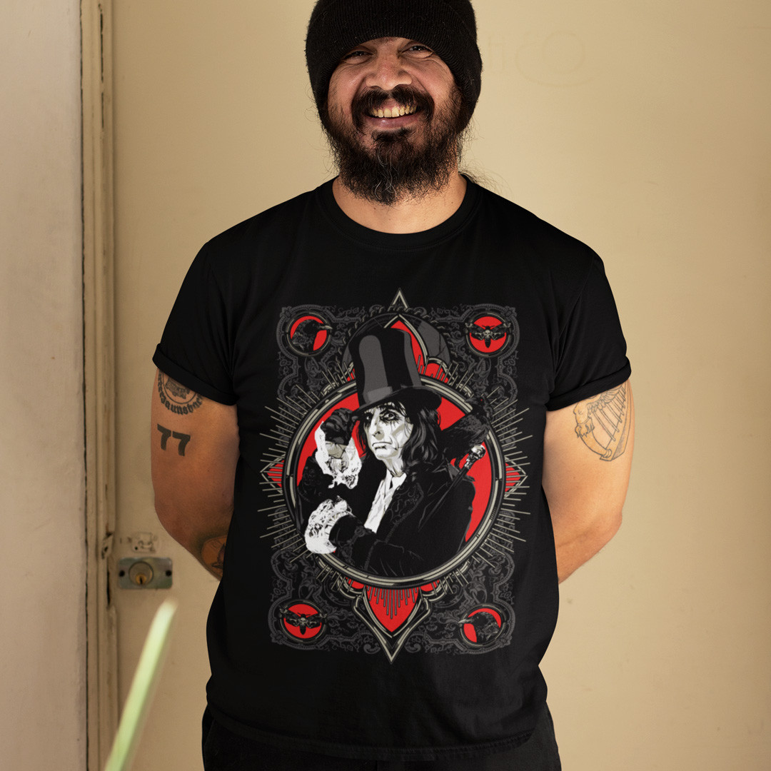 Футболка унісекс Alice Cooper (Portrait) XS чорний, фото 1