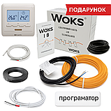 Тепла підлога WOKS-18, 2650 Вт (147 м/п) + Подарунок програматор | Нагрівальний кабель під плитку 230В, фото 2
