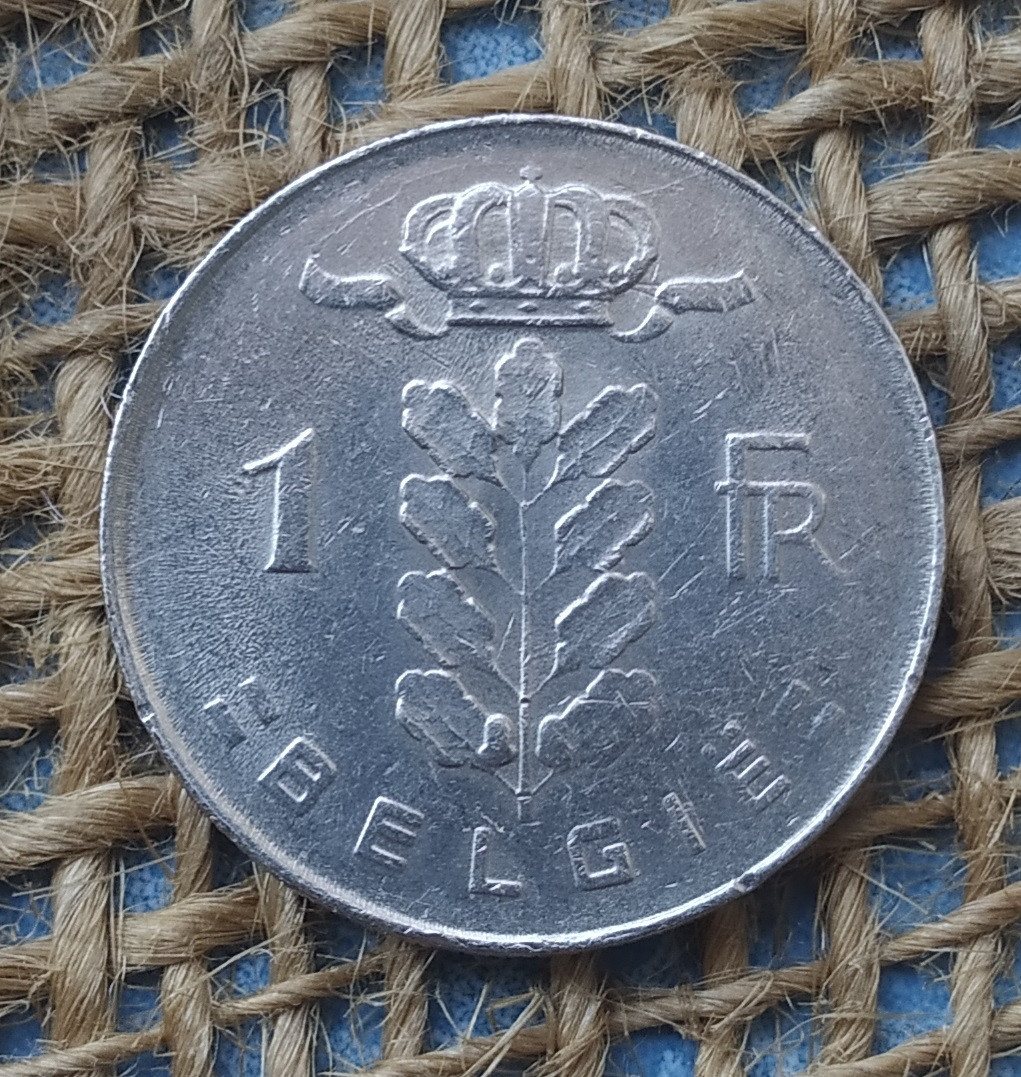 1 франк 1972 року. Бельгiя