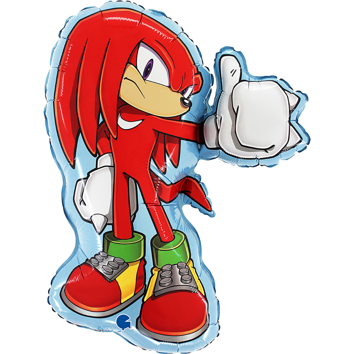 Фольгована велика повітряна куля фігура Grabo "Наклз" – Sonic-Knuckles, 66 см