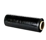 Стрейч плівка чорна 20 мк 10 см*130 м, фото 2