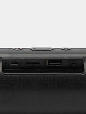 Музична портативна вluetooth колонка Charge Mini J006 Бумбокс 1500 мАг 3Вт підтримка microSD Чорний, фото 4
