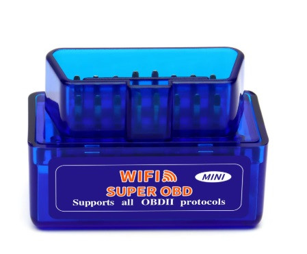 Автосканер OBD2 ELM327 WI-FI діагностичний автомобільний сканер для iOS iPhone Apple Blue