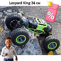 Зелена машинка перевертиш на радіокеруванні Leopard King Zhengguang