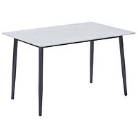 Стіл обідній Sherman біло-сірий 120*80*75