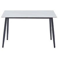 Стіл обідній Sherman біло-сірий 110*70*75