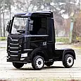 Дитяча електромобіль-ва вантажівка SCANIA (чорний колір) 12 V, фото 4